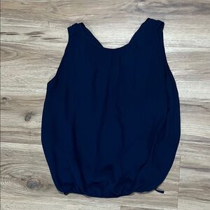 Max Edition Dark Blue Sleeveless Top